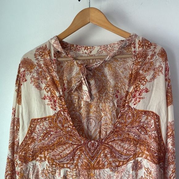 Free People M Lady Luck Print Tunic Dress - Picture 10 of 13